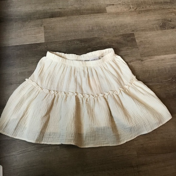 INDUSTRY republic clothing skirt beige/cream colour texture - Picture 1 of 8
